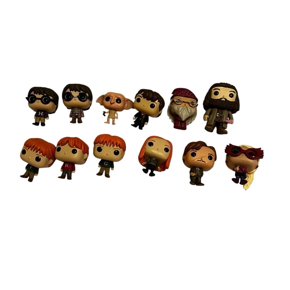 Funko Pop mini Harry Potter Ron Ginny Luna Neville lupin dobby hagrid Dumbledore